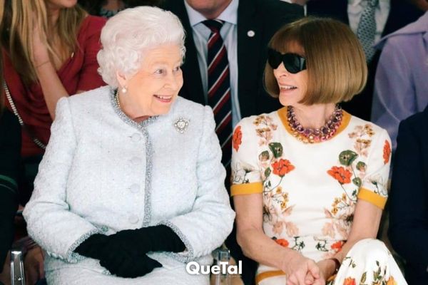 Entre risas y asiento real: Así fue el primer front row al que asistió Isabel II